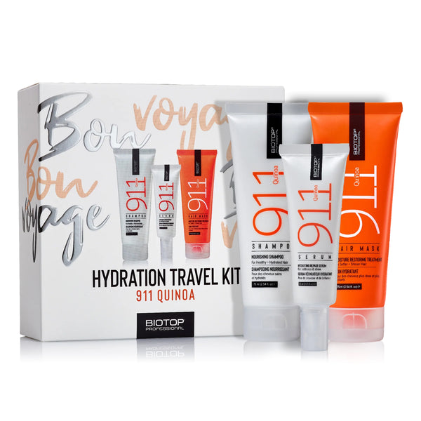 Biotop Professional 911 Quinoa Hydration Travel Kit Shampoo & Hair
