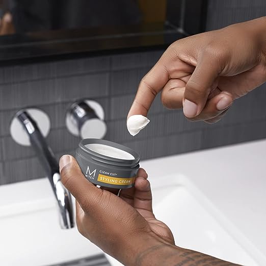 Paul Mitchell MITCH Clean Cut Styling Cream for Men, Medium Hold, Semi-Matte Finish, For All Hair Types + Short to Medium Hair, 3 oz.