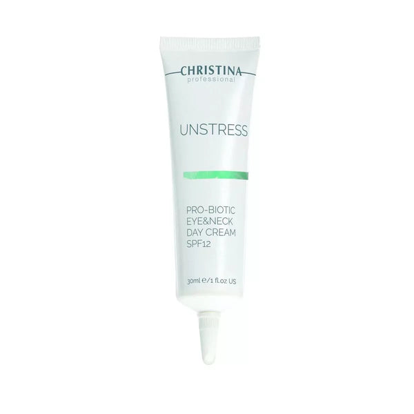 Christina UNSTRESS - Probiotic Eye & Neck Day Cream Spf 12 - 30 ml