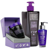 La Beaute Gift Set Silverplex Shampoo 500ml + Hair Mask 500ml+ Hair Serum 