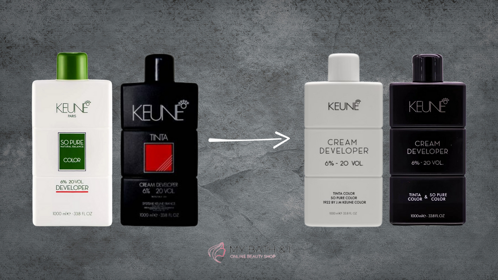 KEUNE Unifies and Redesign there Developer Bottles