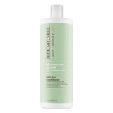 Paul Mitchell Clean Beauty Anti-Frizz Shampoo bottle on a white background
