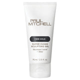 Hair styling gel tube for strong hold and shine on a white background