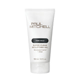 Hair styling gel tube for strong hold and shine on a white background