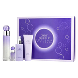 360° Purple By Perry Ellis For Women 4Pcs Set EDP Spray
