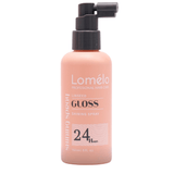 Lomelo hair gloss spray bottle on a white background