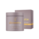 Glamourice Rice Water Intense Mask jar and packaging on a white background