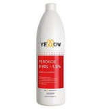 Bottle of Yellow Peroxide 5 Vol - 1.5% on a white background