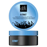 D:fi D:Struct hair product jar with blue lid and black base on a white background