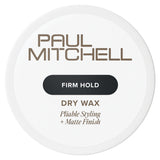 Dry Wax Firm Hold Hair Styling Wax Jar On White Background
