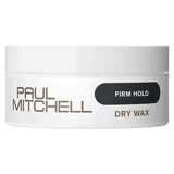 Dry Wax Firm Hold Hair Styling Wax Jar On White Background