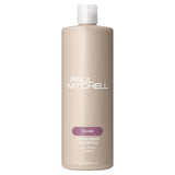 Volumizing shampoo sachet for fine hair on a white background