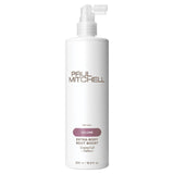 Volumizing root boost spray bottle on a white background