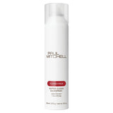 Super clean hairspray flexible hold styling spray bottle on white background
