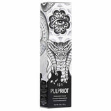 Pulp Riot Faction8 permanent hair color 12-1 box with black and white design on a white background