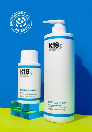 K18 PEPTIDE PREP™ Smoothing pH Maintenance Color-Safe Shampoo for Daily Use - pH-Optimized, Certified Microbiome Friendly Formula For Gentle Yet Effective Cleansing, 8.5 Fl Oz