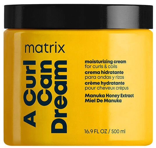 Matrix A Curl Can Dream Moisturizing Leave-in Cream | Conditioning Treatment | Moisturizes & Defines Curls | For Curly & Coily Hair | Packaging May Vary | Infused with Manuka Honey | 16.9 Fl. Oz
