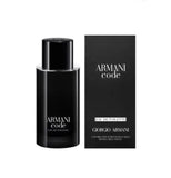 Armani Code By Giorgio Armani For Men 2.5 oz EDT Spray Refillable