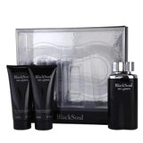 Blacksoul By Ted Lapidus For Men (3pc Gift set)