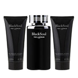 Blacksoul By Ted Lapidus For Men (3pc Gift set)