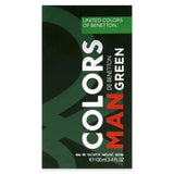 Colors Man Green By Benetton For Men 3.4oz EDT Spray