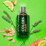 Colors Man Green By Benetton For Men 3.4oz EDT Spray