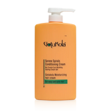 Orange bottle of Gotukola Serene Spirals Conditioning Cream on a white background