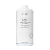 Keune Care Derma Exfoliate Shampoo bottle on a white background
