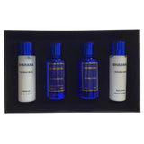 Double Bleu By Bharara Set 4 Pcs For Men EDP 3.4 oz After + Shave + Lotion + Gel