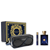 Dylan Blue By Versace For Men EDT Spray (3pc Gift Set)