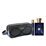 Dylan Blue By Versace For Men EDT Spray (3pc Gift Set)