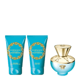 Dylan Turquoise By Versace For Women EDT Spray (4pc Gift Set)
