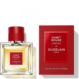 Habit Rouge L'instinct By Guerlain For Men 1.6 oz Eau De Toilette Spray