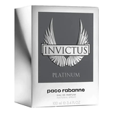 Invictus Platinum By Paco Rabanne For Men 3.4oz EDP Spray