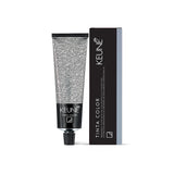 Keune tinta hair color tube and packaging on a white background
