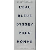 L´Eau Bleue D´Issey Pour Homme By Issey Miyake For Men 2.5oz EDT Spray