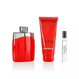 Legend Red By Montblanc For Men 3Pcs Set EDP Spray