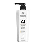 Ai Shampoo bottle with pump labeled 'Morena Mia' on a white background