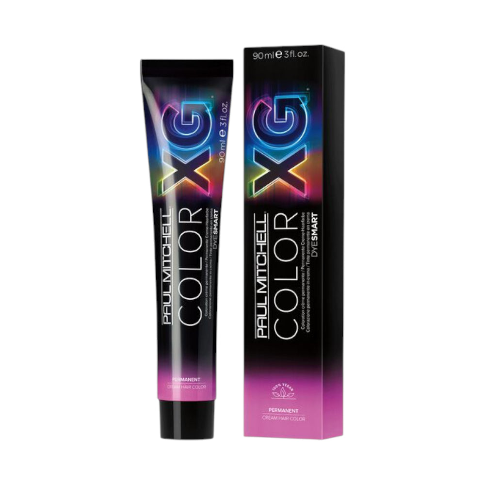 Paul Mitchell Color XG Permanent Cream Hair Color 90ml tube on a white background
