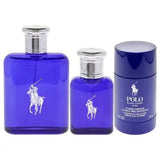 Polo Blue By Ralph Lauren For Men (3Pc Gift Set)
