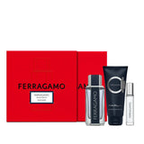 Salvatore Ferragamo For Man 3pc Gift Set 3.4 EDT Spray