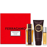 Spicy Leather By Salvatore Ferragamo For Men 3Pcs Set Parfum Spray
