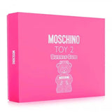 Toy 2 Bubble Gum By Moschino For Women EDT Spray (4pc Gift Set)