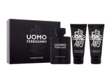 Uomo Signature By Salvatore Ferragamo For Men (3pc Gift Set)