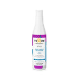 Bottle of Yellow Professional Style Curl & Mold Activator on a white background