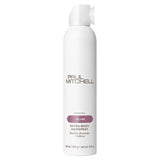Volumizing hairspray styling bottle on white background