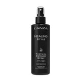 L'ANZA Healing Style Thermal Defense Spray heat protection bottle on a white background