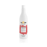 White bottle of Yellow Color Care conditioner on a white background