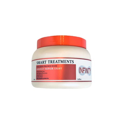 INFINITY Collagen Pramier Mask Hyaluronic For Fine And Dry Hair 500 ml/ 16.9 fl.oz