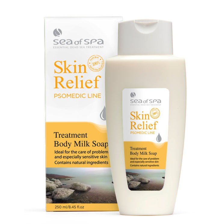 Sea Of Spa Skin Relief -  Psomedic Treatment Body Milk Soap 250ml 8.45Fl Oz